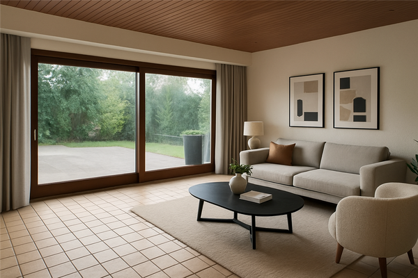 Wohnzimmer - virtually staged