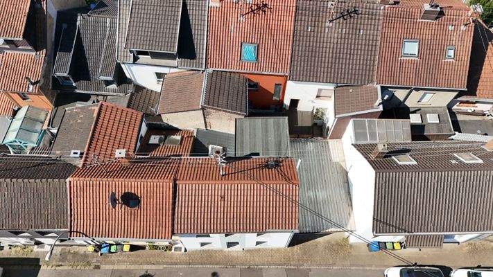 Frontansicht von oben