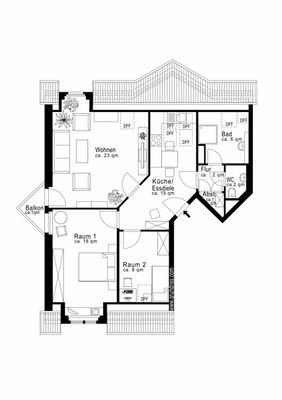 Grundriss Wohnung 10