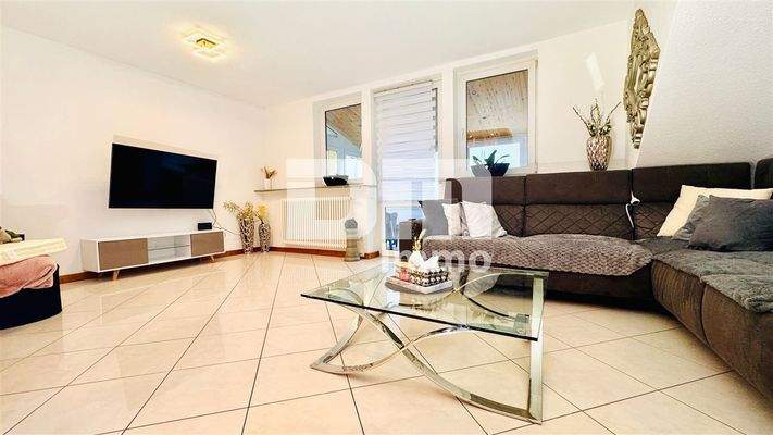 WE1 DG Wohnzimmer offen / Zugang Wintergarten