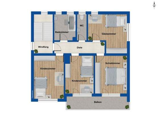 Grundriss - Obergeschoss