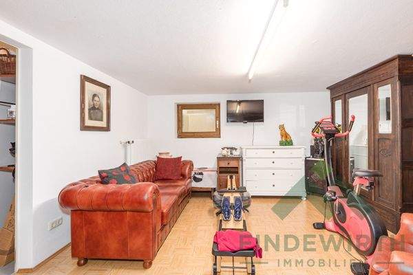 Fitnessraum im Keller