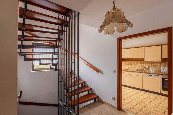 Innenliegendes Treppenhaus