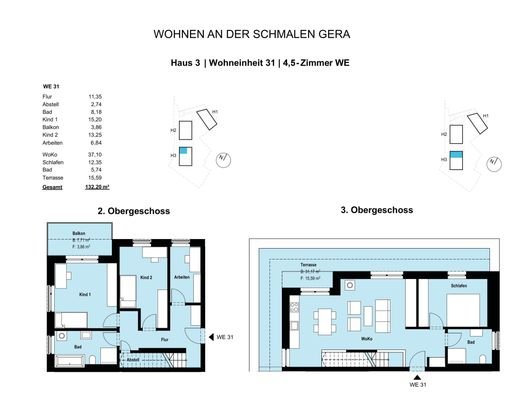 Grundriss WE31 - Haus 3