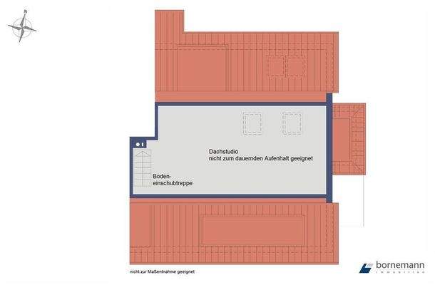 Grundriss Dachstudio