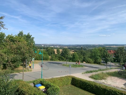 Ausblick vom Balkon