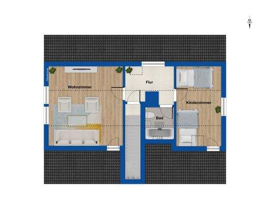 Grundriss Dachgeschoss