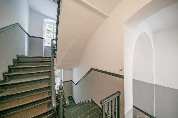 zugang über die treppe