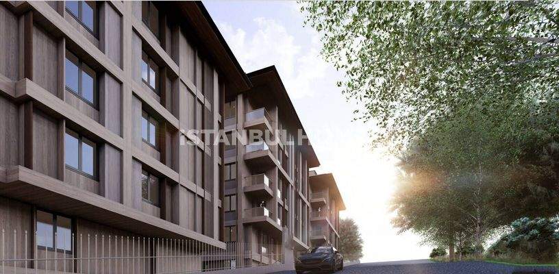 Elegant Flats in a Complex with Extensive Amenities in Uskudar
