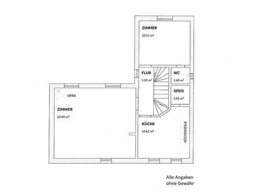 Grundriss Obergeschoss