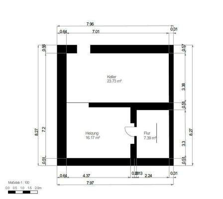 Grundriss / Skizze Kellergeschoss