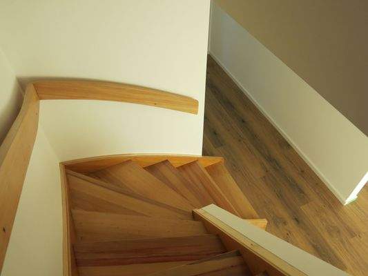 Vollholztreppe/Abgang