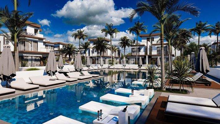 Semi Detached Villas for Sale in a Complex in Gazimağusa