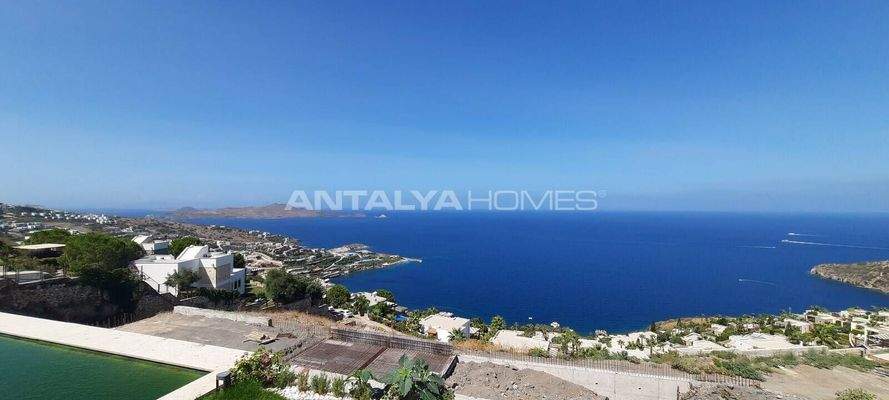 Stone Clad Sea View Detached Villas in Bodrum Yalikavak