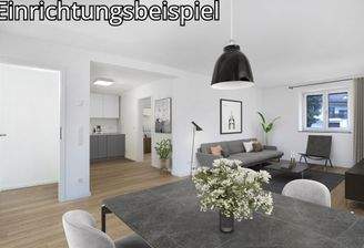 Wohn- und Essbereich Visualisierung