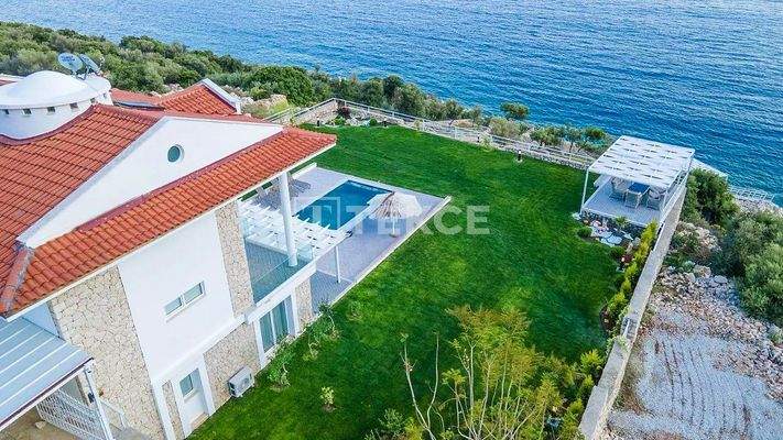 Luxury Seafront Villa with Private Pier in Kaş Kalkan