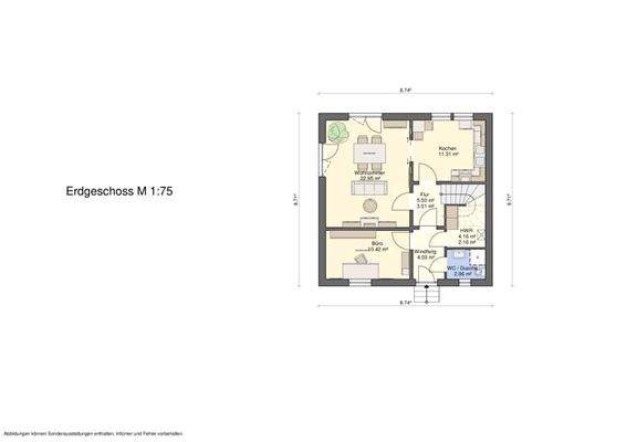 City 730 Grundriss EG o