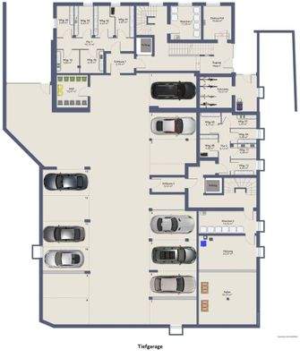 Grundriss Tiefgarage