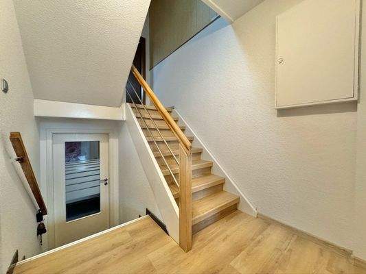 Einladendes Treppenhaus