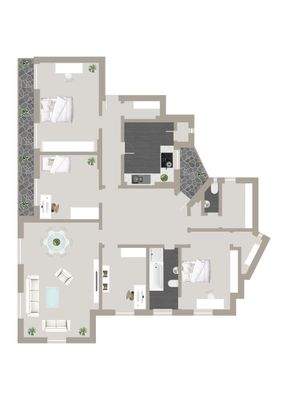 Vermarktungsgrundriss