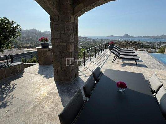 Shell & Core Villa with Marina Views in Bodrum Yalıkavak