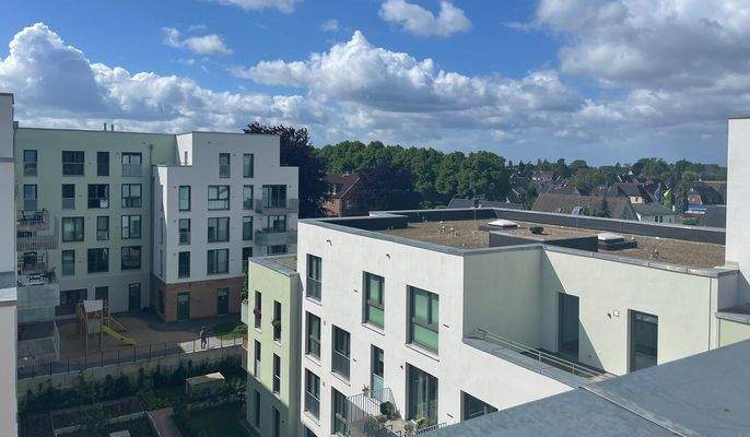 Süd-Blick von der Dachterrasse 