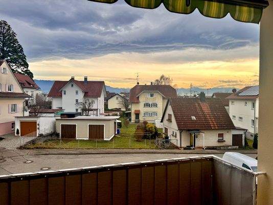 Blick vom Balkon