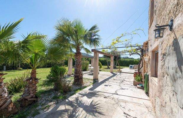 Mediterrane Terrasse am Gästehaus