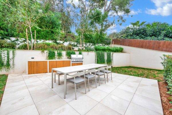 Summer kitchen in villa in Portals Nous