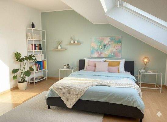 Schlafzimmer Nr.2 visualisiert