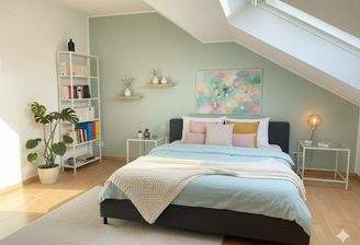 Schlafzimmer Nr.2 visualisiert