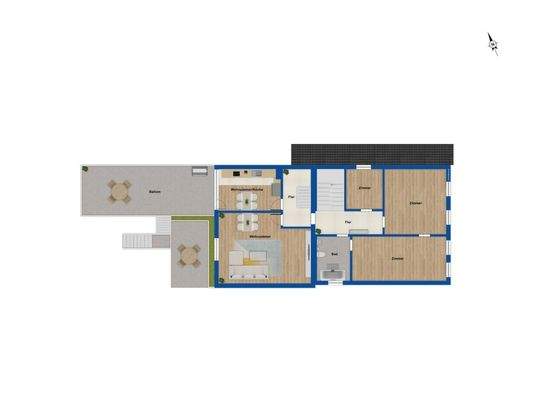 Grundriss 1. Obergeschoss