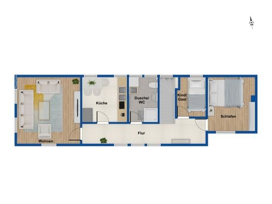 Grundriss Remise