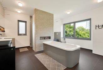 Badezimmer Musterhaus