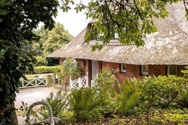 Blick zum Hauseingang