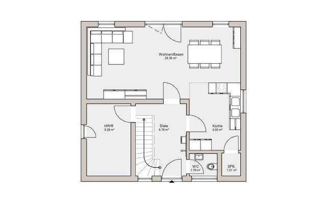 Grundriss Erdgeschoss