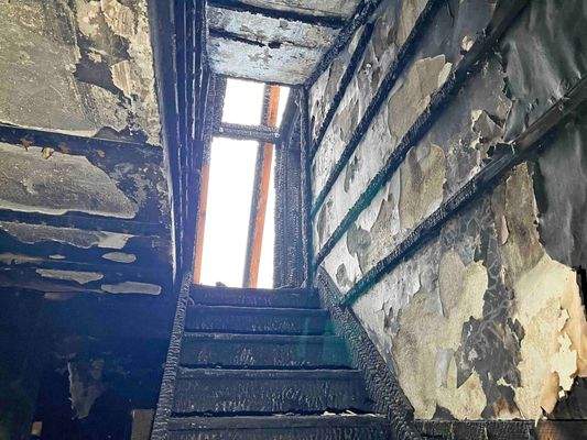 Treppenaufgang ins DG