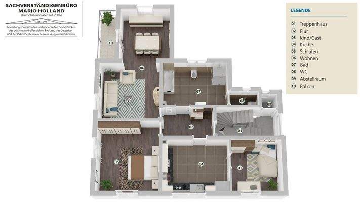 Nutzungsvariante 3-Familienhaus_1. Obergeschoshoss