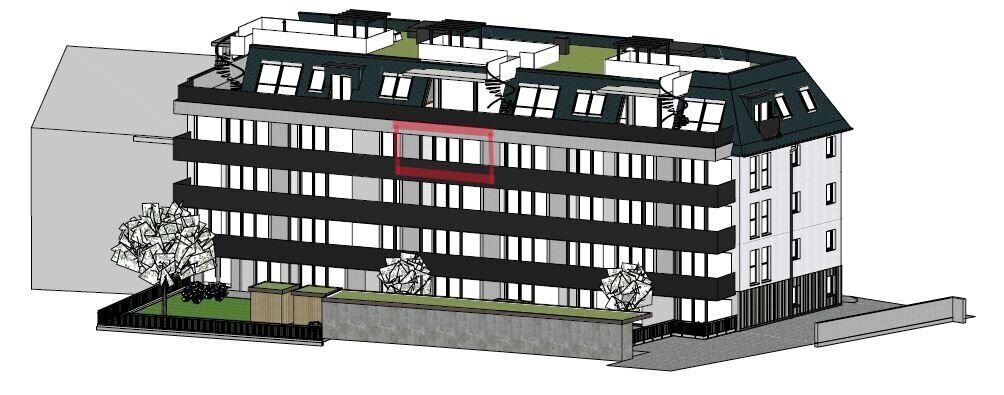 Visualisierte Lage 3.OG Top 11A , Wohnbauprojekt Pro20+ Kufstein