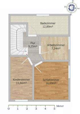 Grundriss Obergeschoss