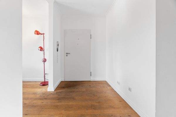 Eingangsbereich der Maisonette-Wohnung