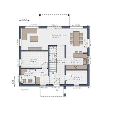 Grundriss Erdgeschoss