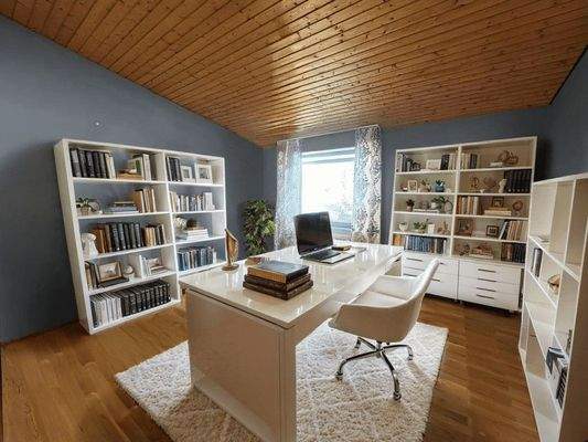 Arbeitszimmer KI animiert