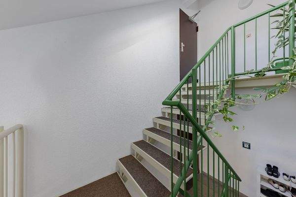 gepflegtes Treppenhaus