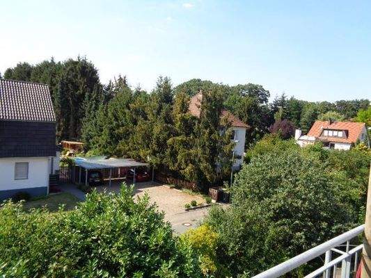 Blick vom Balkon
