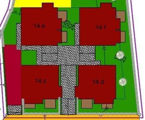 Lageplan mit Hausnummern