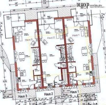 Erdgeschoss Süd der Maisonettewohnung