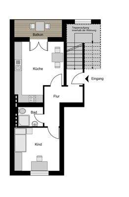 Grundriss Obergeschoss