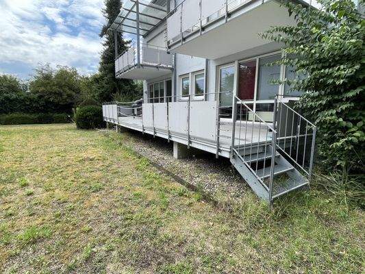 Terrasse mit Zugang in den...