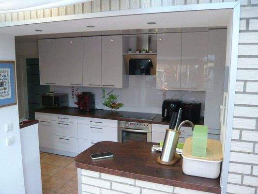 Küche aus dem Wintergarten